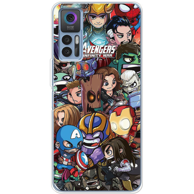 Чехол BoxFace TCL 30 Avengers Infinity War