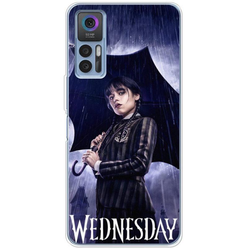 Чехол BoxFace TCL 30 Wednesday Addams