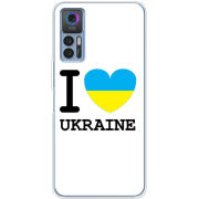 Чехол BoxFace TCL 30 I love Ukraine