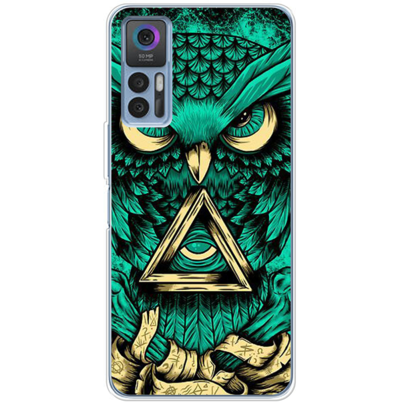 Чехол BoxFace TCL 30 Masonic Owl