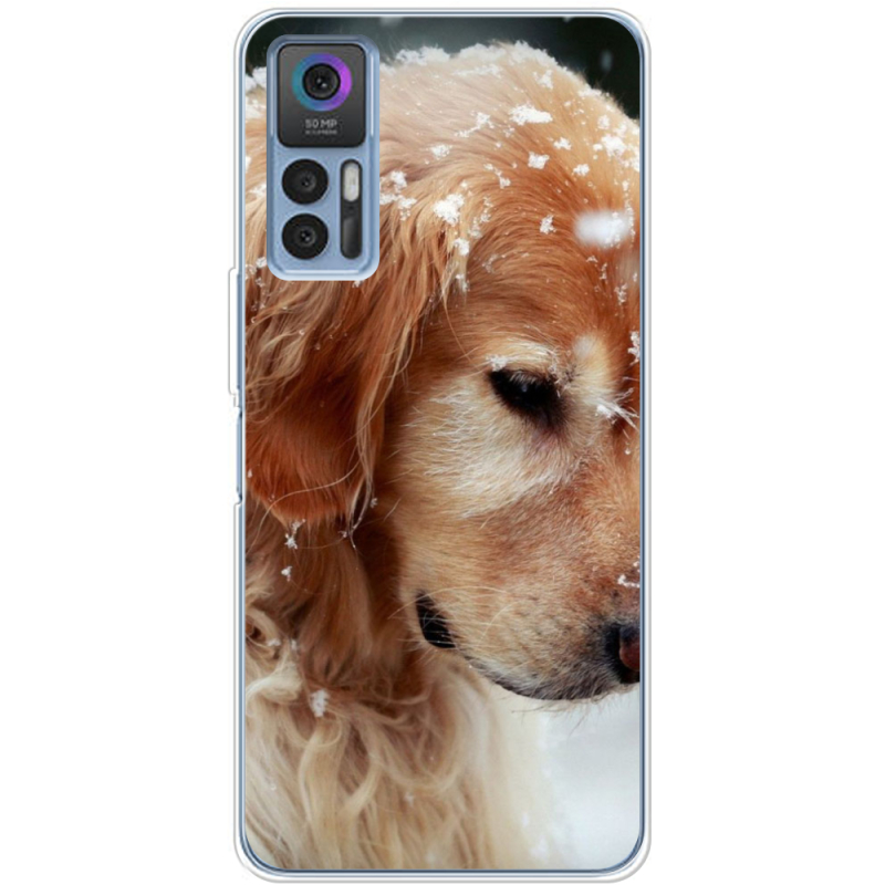 Чехол BoxFace TCL 30 Golden Retriever