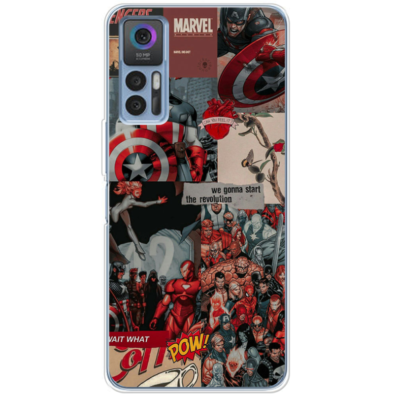 Чехол BoxFace TCL 30 Marvel Avengers