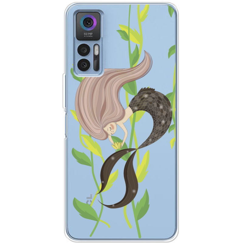 Прозрачный чехол BoxFace TCL 30 Cute Mermaid