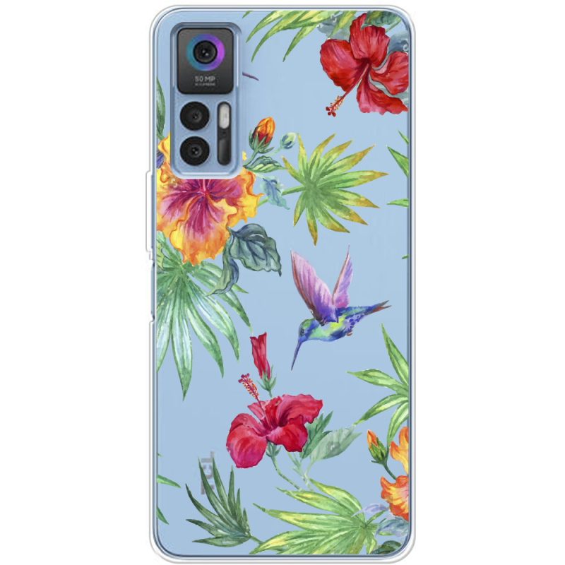 Прозрачный чехол BoxFace TCL 30 Tropical