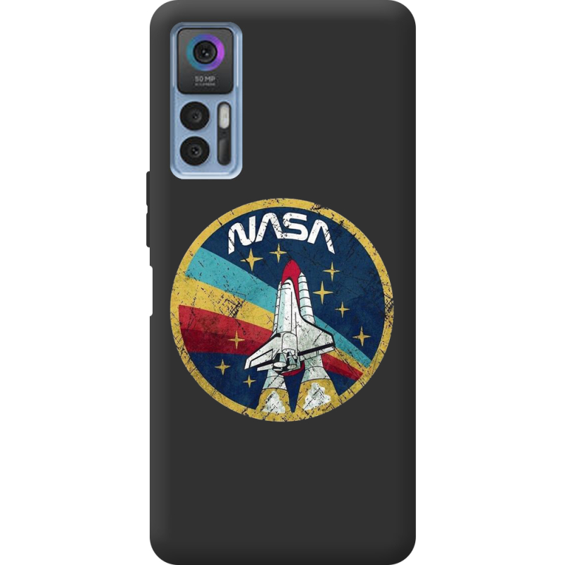 Черный чехол BoxFace TCL 30 NASA