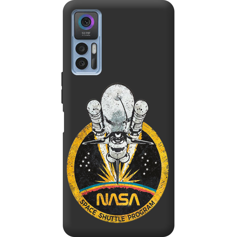 Черный чехол BoxFace TCL 30 NASA Spaceship