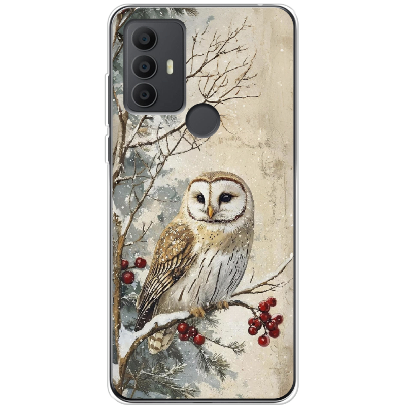 Чехол BoxFace TCL 306 Christmas Owl
