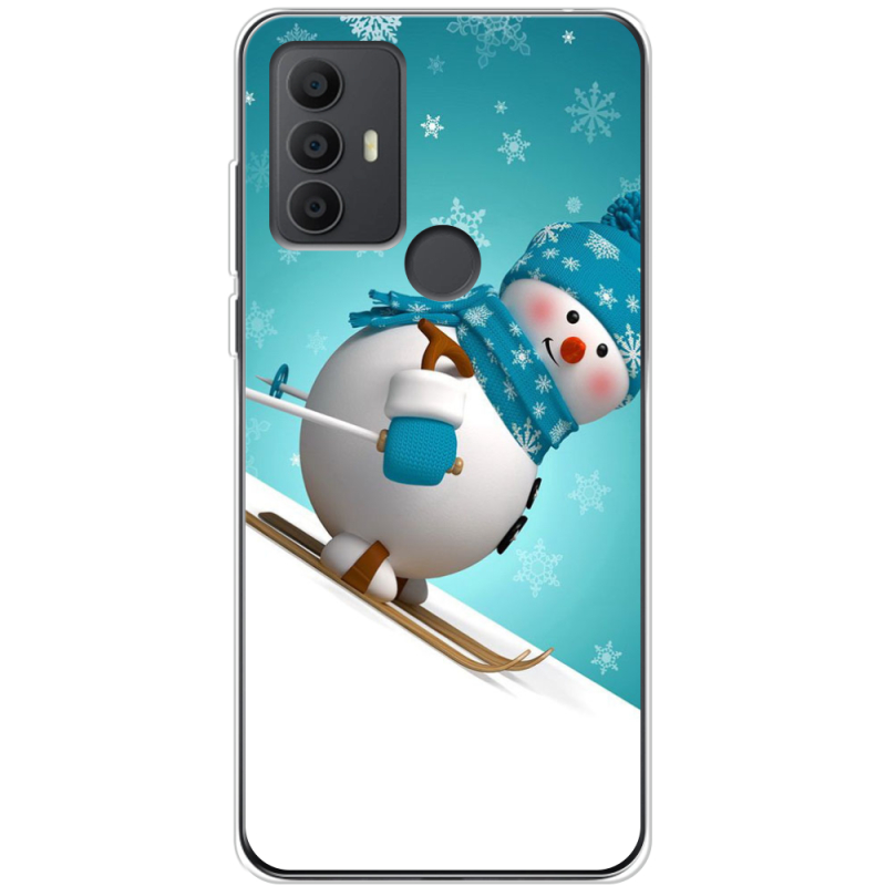 Чехол BoxFace TCL 306 Skier Snowman