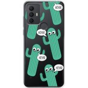 Прозрачный чехол BoxFace TCL 306 с 3D-глазками HIYA