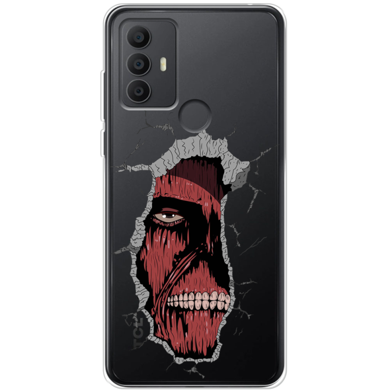Прозрачный чехол BoxFace TCL 306 Нападение Титана