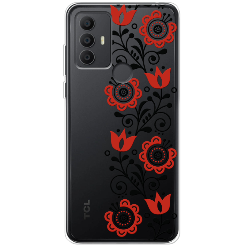 Прозрачный чехол BoxFace TCL 306 Ethno Ornament