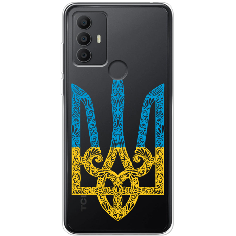 Прозрачный чехол BoxFace TCL 306 Gold Trident