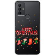 Прозрачный чехол BoxFace TCL 306 Merry Christmas