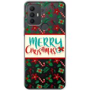 Прозрачный чехол BoxFace TCL 306 Vintage Christmas Pattern