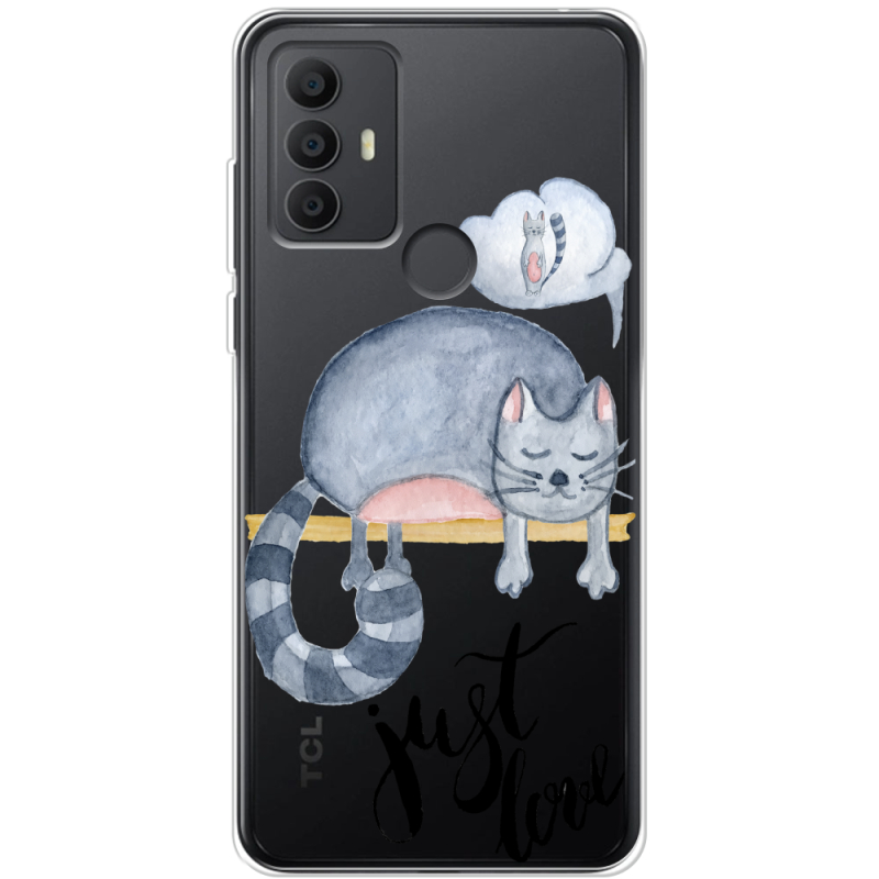 Прозрачный чехол BoxFace TCL 306 Just Love