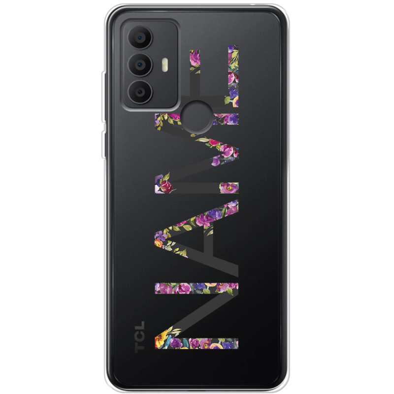 Прозрачный чехол BoxFace TCL 306 Именной