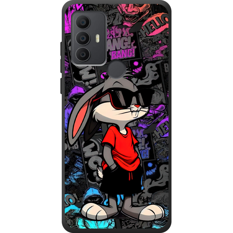 Черный чехол BoxFace TCL 306 Малий вухань