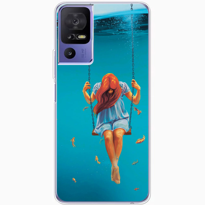 Чехол BoxFace TCL 40 SE Girl In The Sea