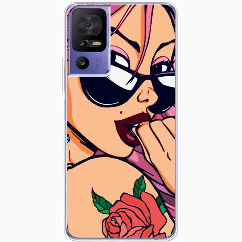 Чехол BoxFace TCL 40 SE Pink Girl