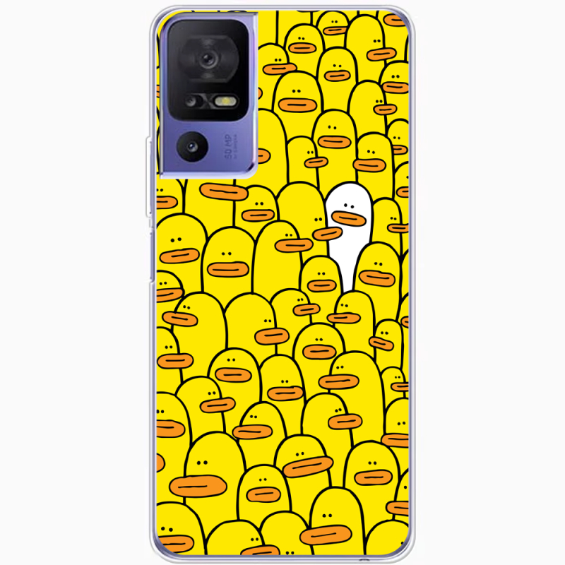 Чехол BoxFace TCL 40 SE Yellow Ducklings