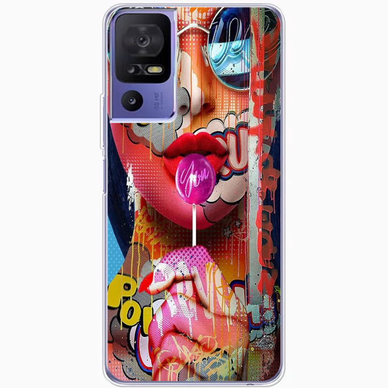 Чехол BoxFace TCL 40 SE Colorful Girl