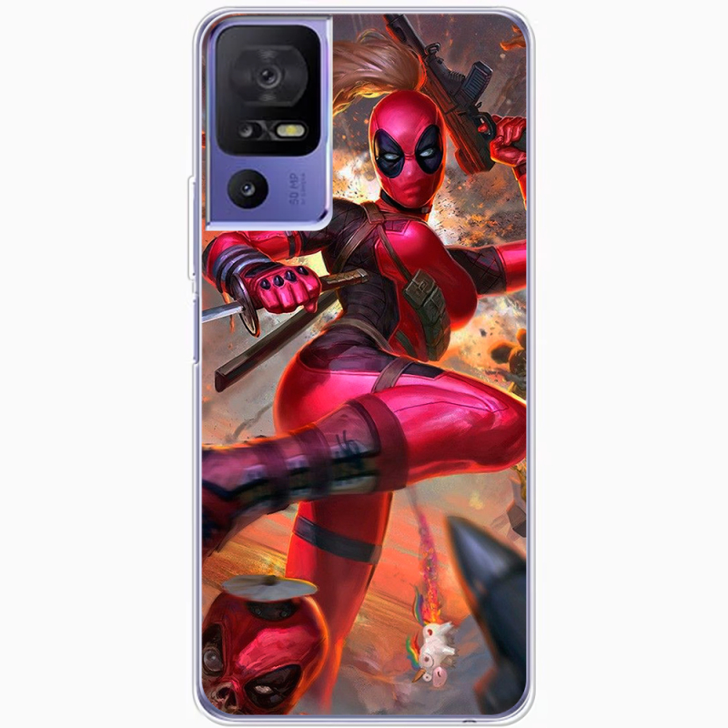 Чехол BoxFace TCL 40 SE Woman Deadpool