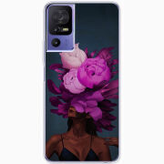 Чехол BoxFace TCL 40 SE Exquisite Purple Flowers