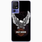 Чехол BoxFace TCL 40 SE Harley Davidson and eagle