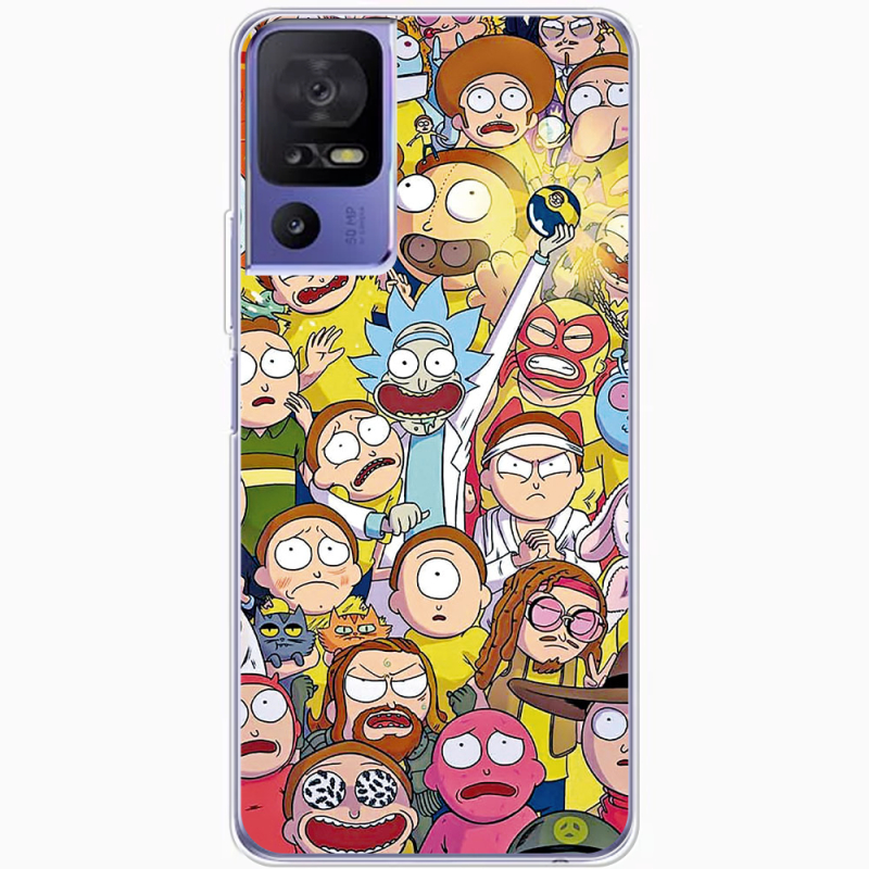 Чехол BoxFace TCL 40 SE Rick and Morty