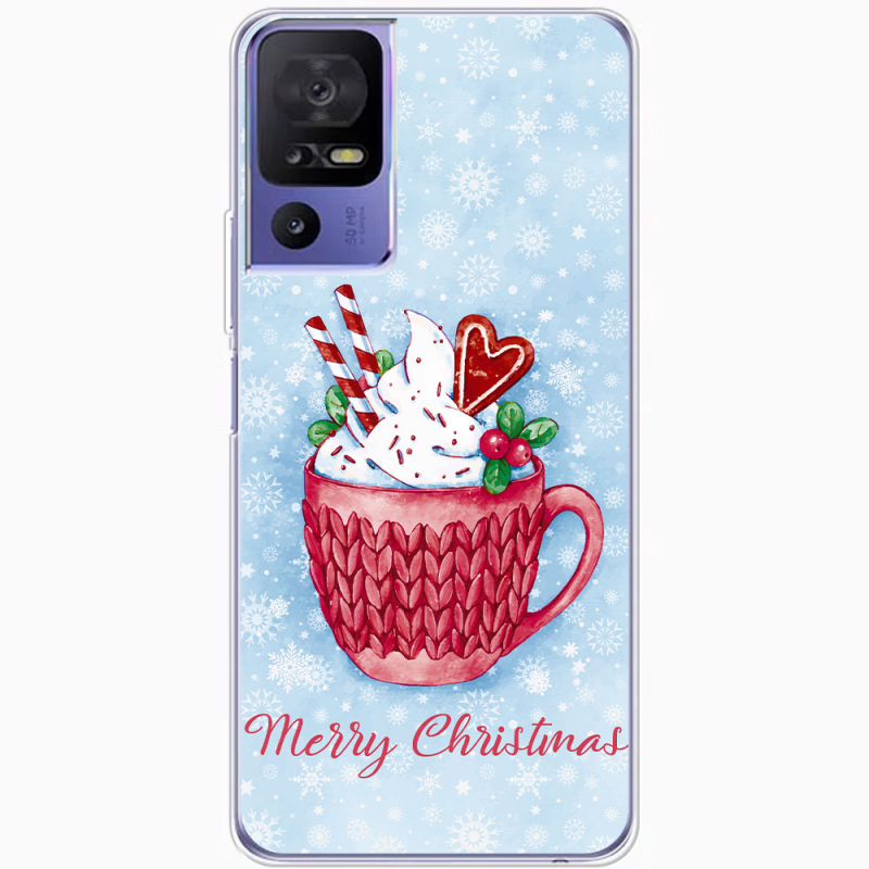 Чехол BoxFace TCL 40 SE Spicy Christmas Cocoa