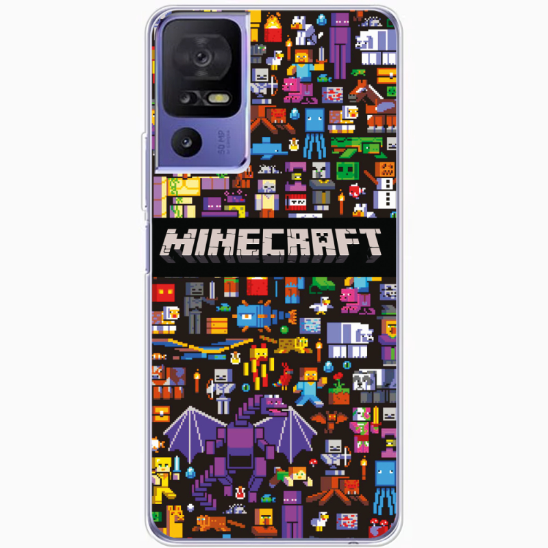 Чехол BoxFace TCL 40 SE Minecraft Mobbery