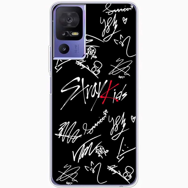 Чехол BoxFace TCL 40 SE Stray Kids автограф