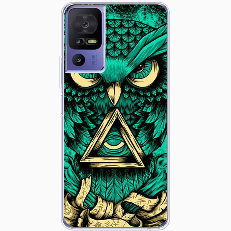 Чехол BoxFace TCL 40 SE Masonic Owl