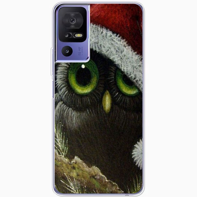 Чехол BoxFace TCL 40 SE Christmas Owl