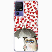 Чехол BoxFace TCL 40 SE Raining Hearts