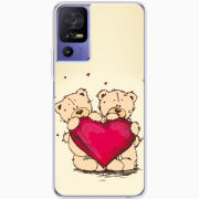 Чехол BoxFace TCL 40 SE Teddy Bear Love