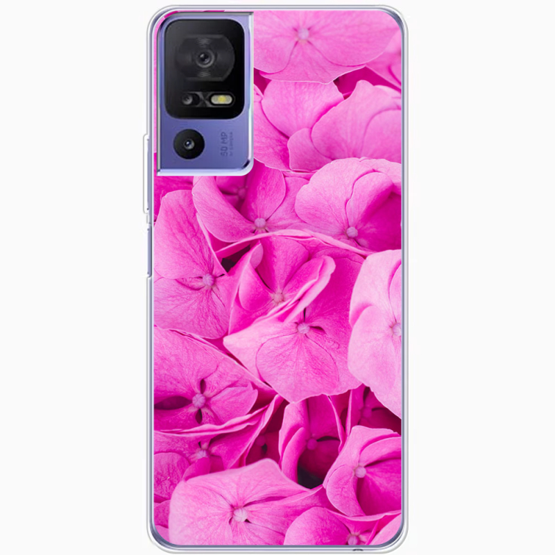 Чехол BoxFace TCL 40 SE Pink Flowers