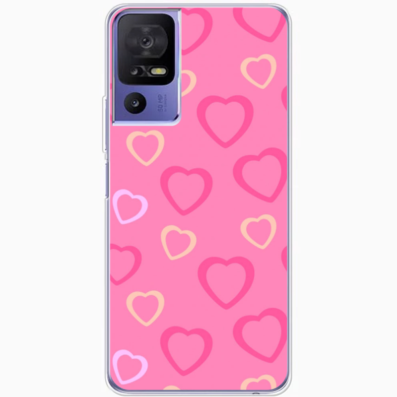 Чехол BoxFace TCL 40 SE Sugar Hearts