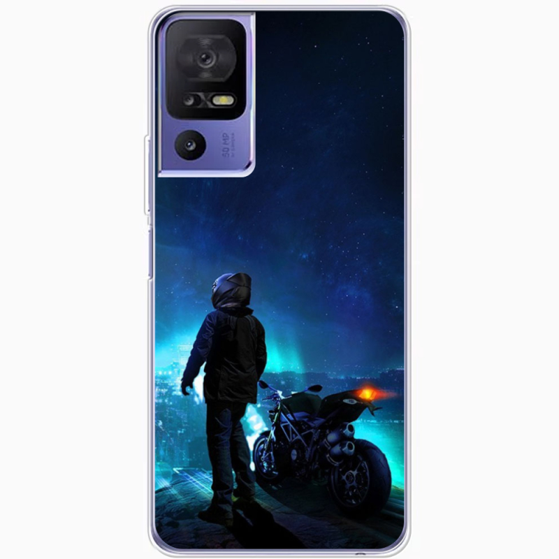 Чехол BoxFace TCL 40 SE Motorcyclist