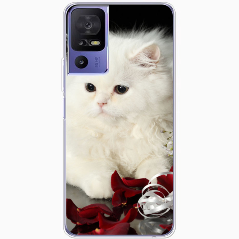 Чехол BoxFace TCL 40 SE Fluffy Cat