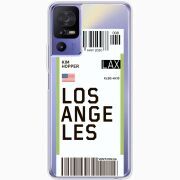 Прозрачный чехол BoxFace TCL 40 SE Ticket Los Angeles