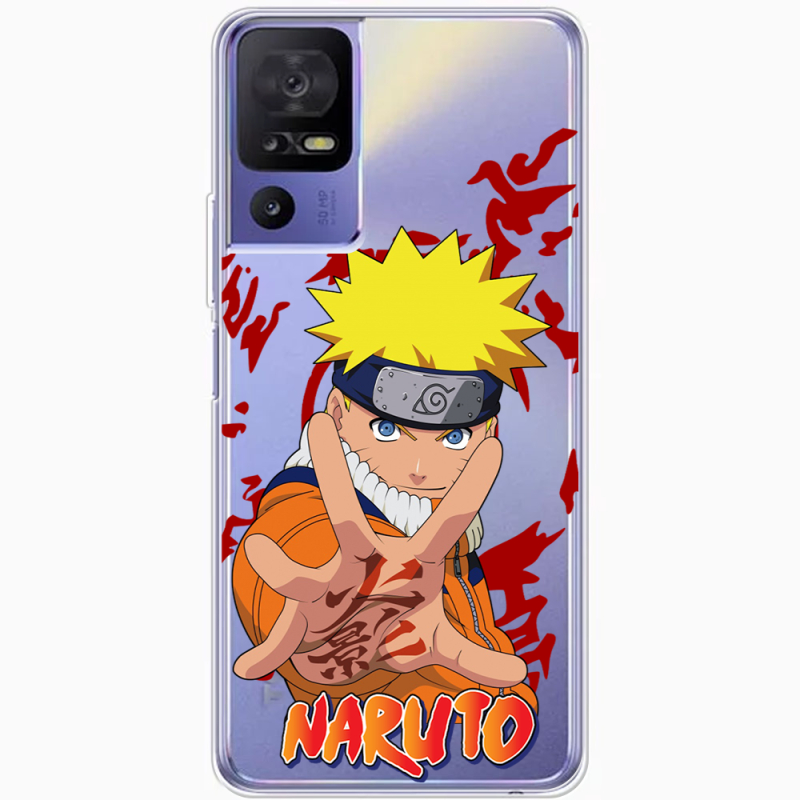 Прозрачный чехол BoxFace TCL 40 SE Naruto