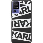 Черный чехол BoxFace TCL 40 SE White Karl