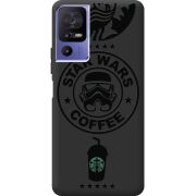 Черный чехол BoxFace TCL 40 SE Dark Coffee