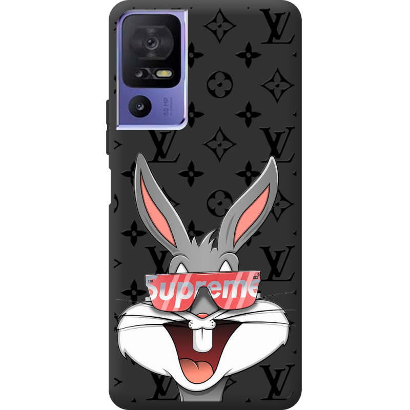 Черный чехол BoxFace TCL 40 SE looney bunny