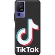 Черный чехол BoxFace TCL 40 SE Tik Tok