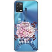 Чехол со стразами Umidigi A11 Eiffel Tower