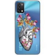 Чехол со стразами Umidigi A11 Heart