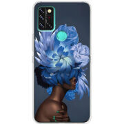 Чехол BoxFace Umidigi A9 Pro Exquisite Blue Flowers