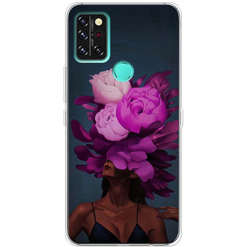 Чехол BoxFace Umidigi A9 Pro Exquisite Purple Flowers